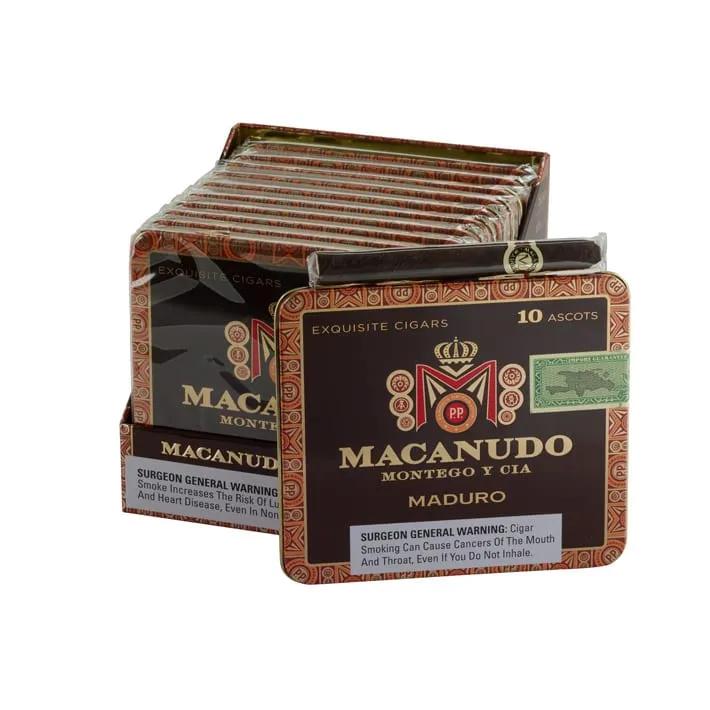 Macanudo - 10 Maduro Ascots - Tin